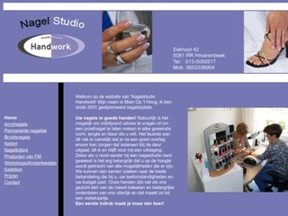 HOOG OP 'T NAGELSTUDIO HANDWORK