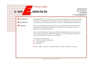 ESSEN EN ZN SCHILDERS- EN BEHANGBEDRIJF C VAN