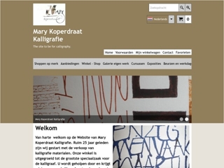 KOPERDRAAT MARY KALLIGRAFIE