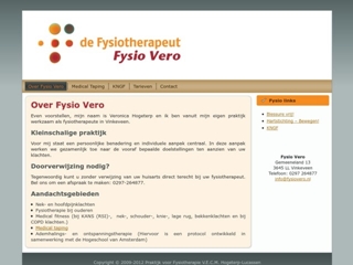HOGETERP FYSIOTHERAPIE/FYSIO VERO V