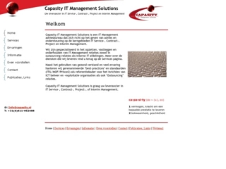 CAPASITY IT MANAGEMENT SOLUTIONS
