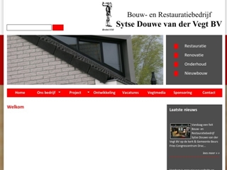 BOUW- & RESTAURATIEBEDRIJF SYTSE DOUWE VD VEGT BV