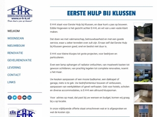 E-H-K. EERSTE HULP BIJ KLUSSEN