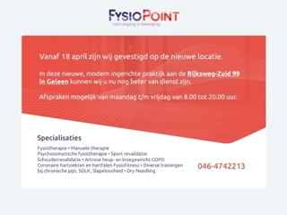 FYSIOPOINT GELEEN