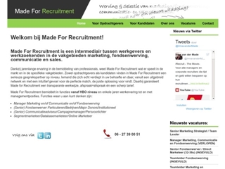MADE FOR RECRUITMENT