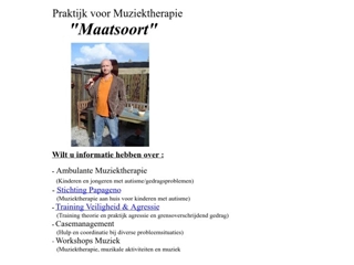 MAATSOORT PRAKTIJK VOOR MUZIEKTHERAPIE