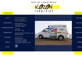 KOZON ZONWERING/ROLLUIKEN
