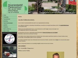 HOVENIERSBEDRIJF PLANTENCENTRUM VELDEN VAN DER