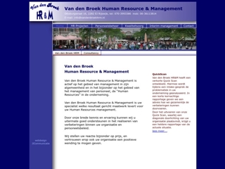 BROEK HUMAN RESOURCE & MANAGEMENT VAN DEN