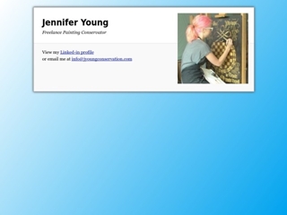 YOUNG PAINTING CONSERVATION JENNIFER