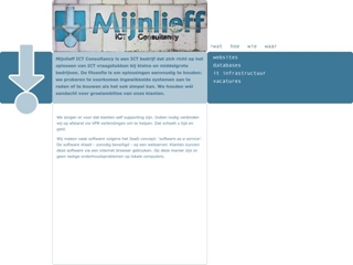 MIJNLIEFF ICTCONSULTANCY BV