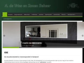 VRIES EN ZONEN BV STUCADOORSBEDRIJF A DE