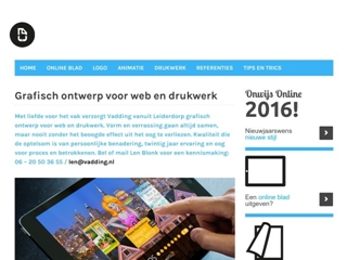 VADDING GRAFISCH ONTWERP VOOR WEB EN DRUKWERK