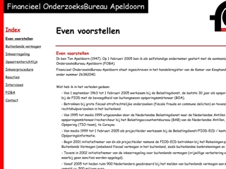 FOBA BV FINANCIEEL ONDERZOEKSBUREAU APELDOORN