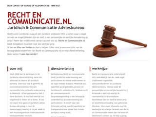 VAN HULTEN RECHT & COMMUNICATIE