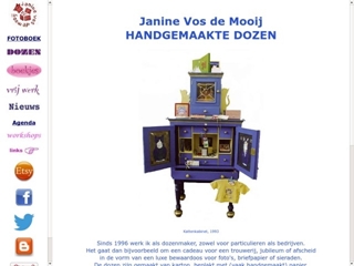 VOS DE MOOIJ HANDGEMAAKTE DOZEN JANINE