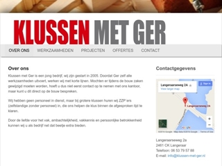KLUSSEN MET GER