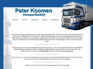 TRANSPORTBEDRIJF PETER KOOMEN