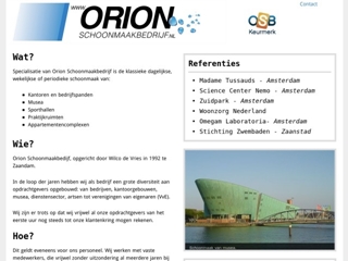 ORION SCHOONMAAKBEDRIJF