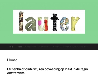 LAUTER ONDERWIJS OP MAAT VOOR JONG & OUD