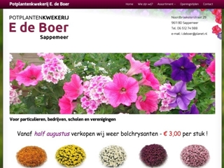 POTPLANTENKWEKERIJ E DE BOER