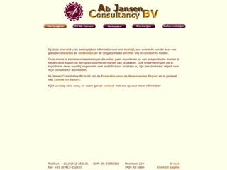 AB JANSEN CONSULTANCY BV