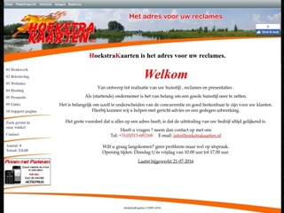 HOEKSTRAKAARTEN RECLAME & DESIGN