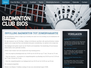 BADMINTONVERENIGING BIOS