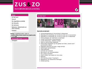 ZUS & ZO HUISWERKBEGELEIDING