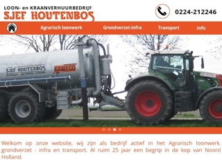 SJEF HOUTENBOS LOON- TRANSPORT- EN KRAANVERHUURBEDRIJF