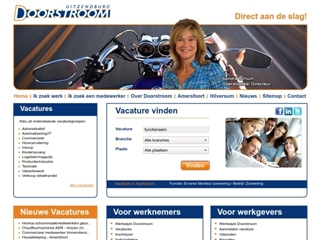 UITZENDBURO DOORSTROOM