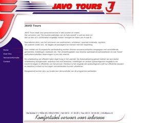 JAVO TOURS GROEPSVERVOER