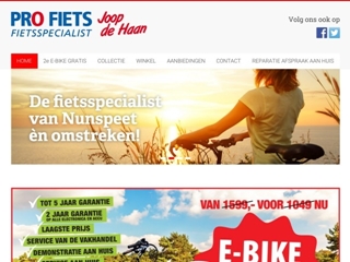 PRO FIETS JOOP DE HAAN
