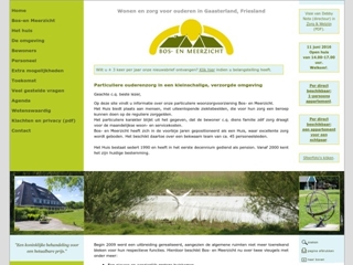 BOS- EN MEERZICHT WOON- ZORGVOORZIENING