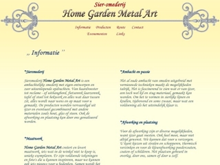 HOME GARDEN METAL ART SIER-SMEDERIJ