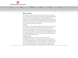 EBS INTERACTIEVE COMMUNICATIE