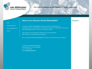 VAN DITSHUIZEN PROJECTMANAGEMENT