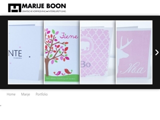 MARIJE BOON GRAFISCHE VORMGEVING/INTERIEURSTYLING
