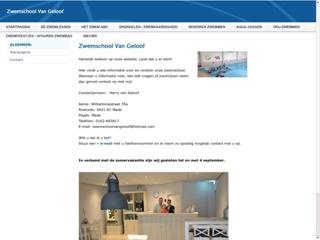 GELOOF ZWEMSCHOOL H VAN
