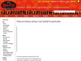 OME PIET VERHUUR & PARTY SERVICE