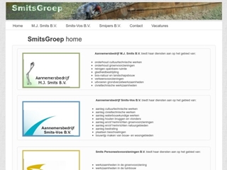 AANNEMERSBEDRIJF M J SMITS BV