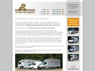 BEEK TRANSPORT & SNELTRANSPORT VAN