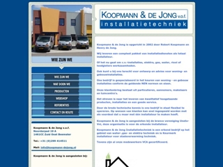 KOOPMANN EN JONG DE INSTALLATIETECHNIEK VOF