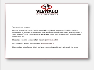 VLEWACO-HOLLAND BV