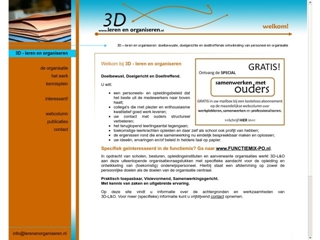 3D - LEREN EN ORGANISEREN