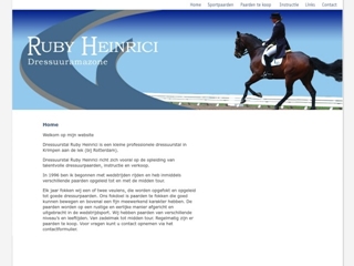 RUBY HEINRICI DRESSUURSTAL