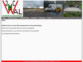 WAL BESTRATINGEN J C VAN DER
