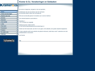 KRAMER & CO VERZEKERINGEN & GELDZAKEN