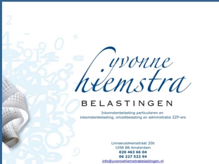 YVONNE HIEMSTRA BELASTINGEN