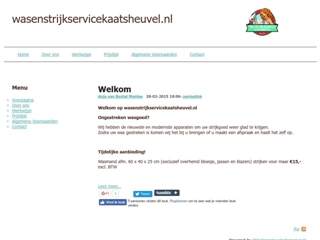 WAS- EN STRIJKSERVICE KAATSHEUVEL